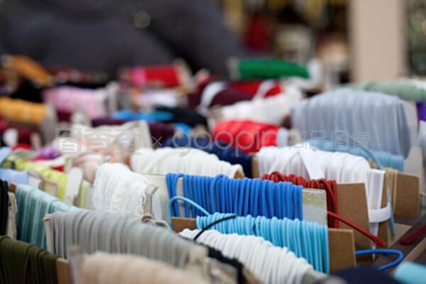 色彩鮮艷的紡織品彈性